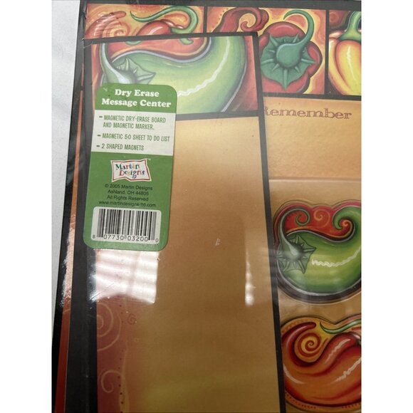 Martin Designs Personal Message Center magnetic dry erase board marker & sheets - Picture 2 of 8